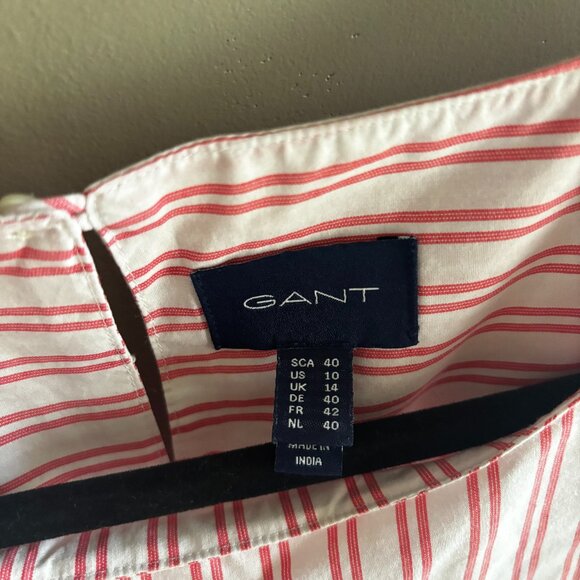 GANT Red and White Size 10 US Women's Blouse - Picture 3 of 5